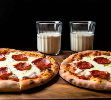 2 Pizzas 1 Cup